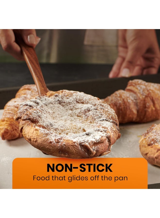 ورق زبدة غير مبيض للمطابخ والخبز والطهي الصحي | ورق طهي احترافي Non-Stick مقاوم للالتصاق ومقاوم للزيوت والماء | آمن للفرن حتى 425 فهرنهايت و300 درجة مئوية | خالي من الكلور والمواد الكيميائية الضارة | ورق خبز متعدد الاستخدامات للكيك والبسكويت والمعجنات والبيتزا وتحميص الطعام | مقاس 30×40 سم | عبوة متعددة 36 ورقة ±5 | Baking & Cooking Parchment Paper عالي الجودة للمطابخ المنزلية والمطاعم - Image 4